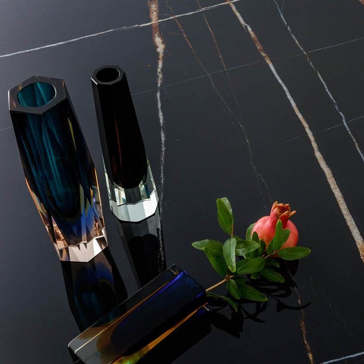 Gresie / faianta subtire, STONE MARMO BLACK 3000 x 900 x 5 mm, porcelain tile